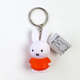 ミッフィー(miffy)のミッフィー  キーチェーン オレンジ キーホルダー マスコット(その他)