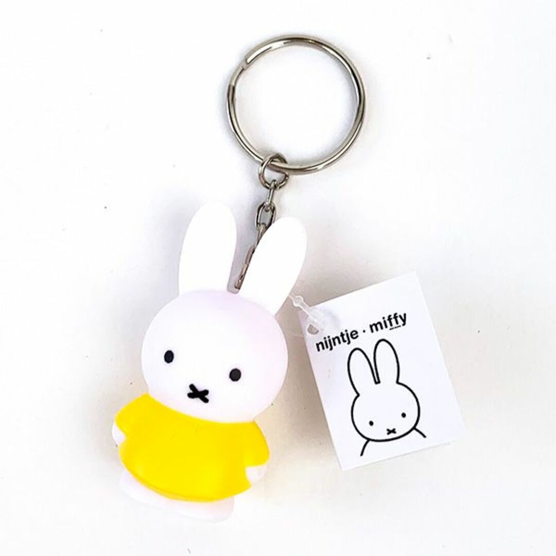 miffy(ミッフィー)のミッフィー miffy キーチェーン キーホルダー イエロー マスコット レディースのファッション小物(キーホルダー)の商品写真