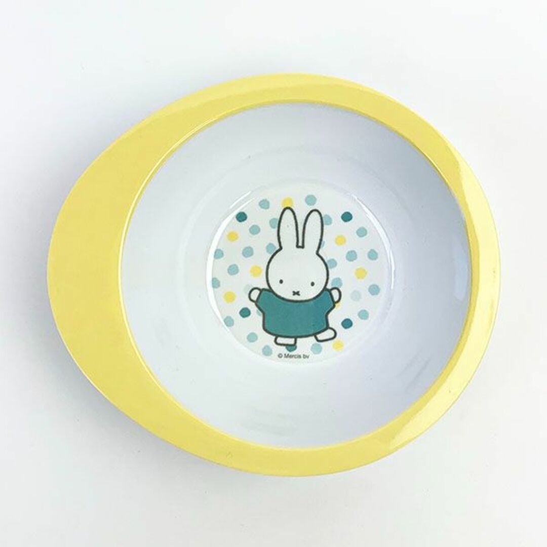 miffy(ミッフィー)のミッフィー ボウル コンフェッティー 白 プレート ベビー キッズ キッチン(PWD) キッズ/ベビー/マタニティのキッズ/ベビー/マタニティ その他(その他)の商品写真