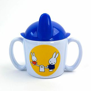 ミッフィー(miffy)のミッフィー トレイナーマグ トラベル 青 まぐまぐ ベビー キッチン キッズ(その他)