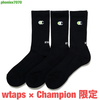 W)taps - 【wtaps × Champion】 ACADEMY SOX 3足セット 靴下
