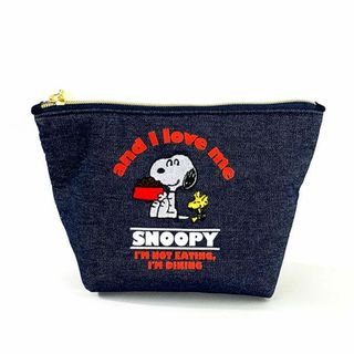 スヌーピー(SNOOPY)のスヌーピー 船型ポーチ レッド ポーチ 化粧ポーチ 小物入れ 収納 学校 オフィス(ポーチ)