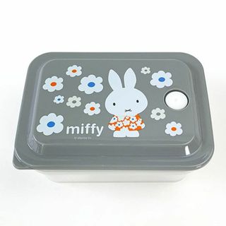 ミッフィー(miffy)のミッフィー フラワー 抗菌パッキン 一体型 保存容器 450ml シール容器 密閉 ランチ オフィス 学校(その他)