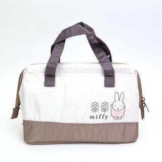 ミッフィー(miffy)のミッフィー　miffy ランチバック　がま口 お弁当 ランチ キッチン 保温保冷 ベージュ(日用品/生活雑貨)