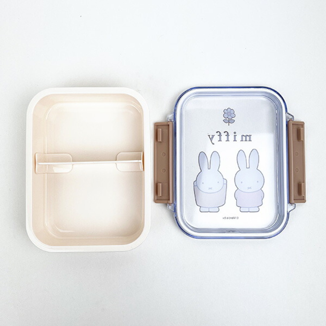 miffy(ミッフィー)のミッフィー miffy 食洗機対応保存タイトウェア　430ml 入園入学　新学期 お弁当 ランチ キッチン　ベージュ　 キッズ/ベビー/マタニティの授乳/お食事用品(水筒)の商品写真