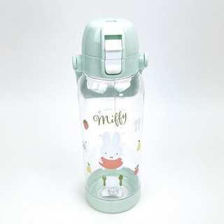 ミッフィー(miffy)のミッフィー miffy ドリンクマーカーボトル　1000ml 1L 水筒 直飲み 水分補給 メモリ付き 透明(水筒)