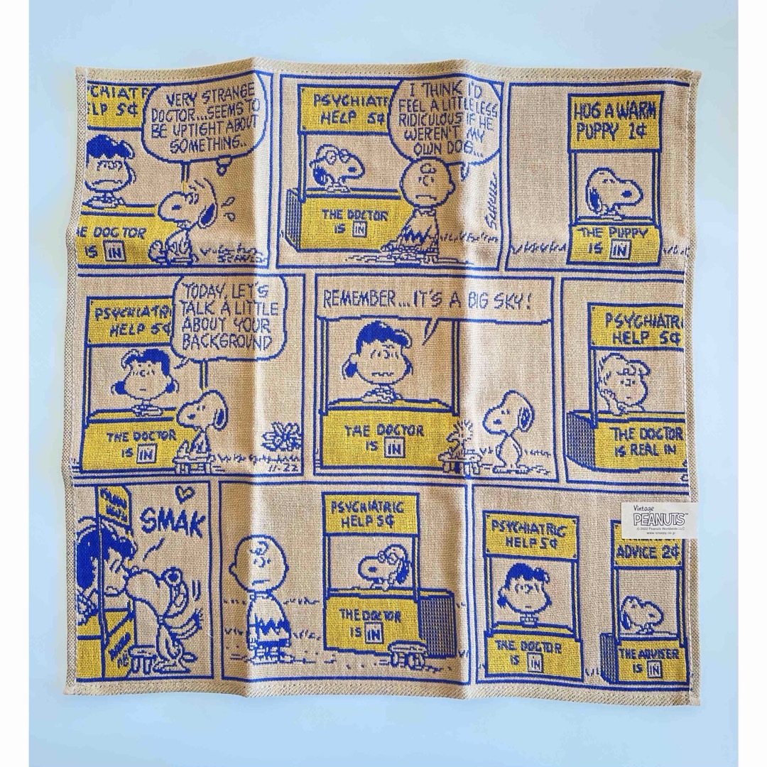 PEANUTS(ピーナッツ)のビンテージピーナッツ　ハンカチ　2枚セット　新品 レディースのファッション小物(ハンカチ)の商品写真