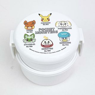 ポケモン(ポケモン)のポケットモンスター 抗菌丸型ランチＢＯＸ2段 ランチ 日本製 ポケモン(水筒)