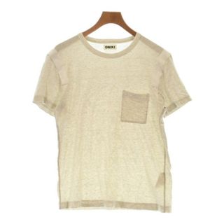 オニキ(ONIKI)のONIKI オニキ Tシャツ・カットソー M 白系 【古着】【中古】(Tシャツ/カットソー(半袖/袖なし))