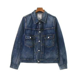 ヴィスヴィム(VISVIM)のvisvim ヴィズヴィム デニムジャケット F インディゴ(デニム) 【古着】【中古】(Gジャン/デニムジャケット)