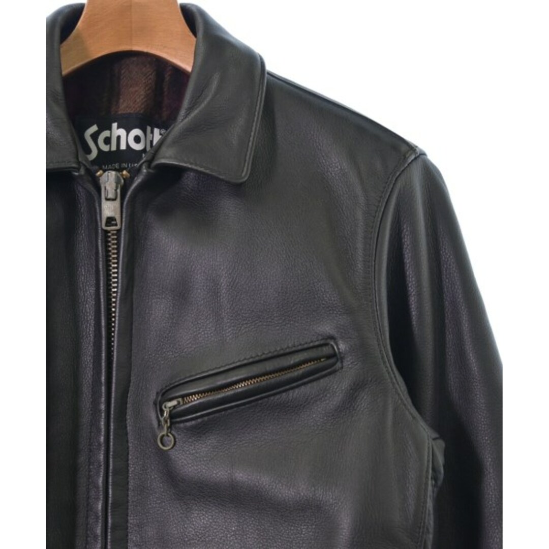 schott(ショット)のSchott ショット ブルゾン（その他） 36(XS位) 黒 【古着】【中古】 メンズのジャケット/アウター(その他)の商品写真