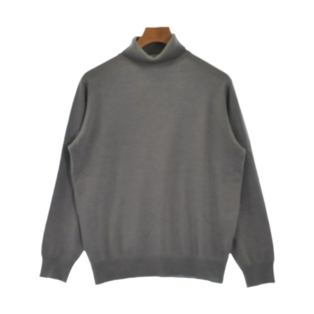 JOHN SMEDLEY(ジョンスメドレー)のJOHN SMEDLEY ジョンスメドレー ニット・セーター L グレー 【古着】【中古】 メンズのトップス(ニット/セーター)の商品写真