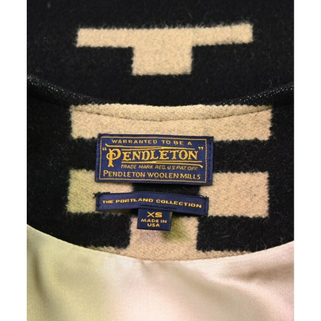 PENDLETON(ペンドルトン)のPENDLETON ペンドルトン カジュアルシャツ XS 黒xベージュ(総柄) 【古着】【中古】 メンズのトップス(シャツ)の商品写真