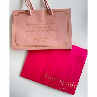 ケイトスペードニューヨーク(kate spade new york)のショップ袋　ケイトスペード　サマンサタバサ(ショップ袋)