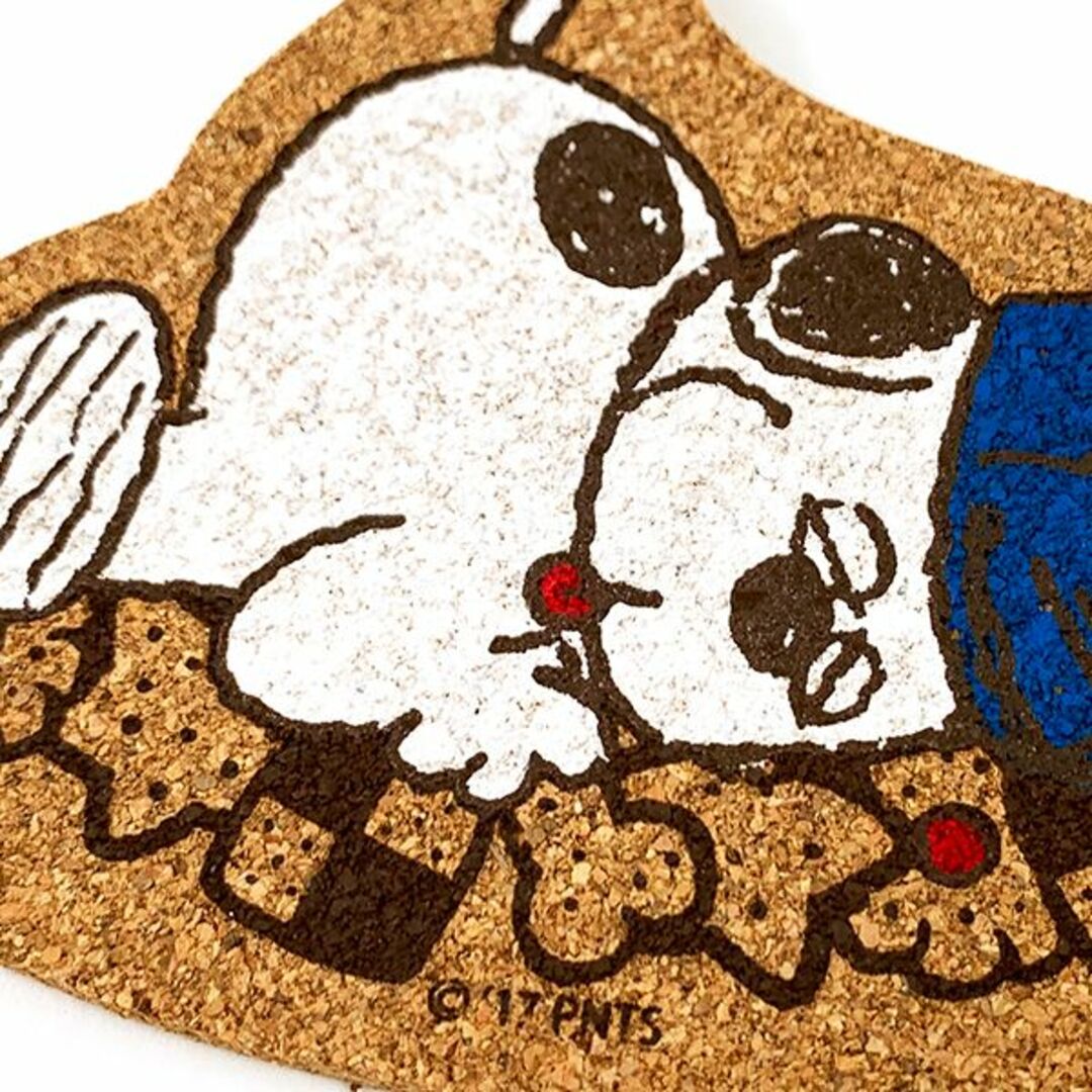 SNOOPY(スヌーピー)のスヌーピー ダイカット コースター オラフ とクッキー キッチン インテリア 日本製 インテリア/住まい/日用品のキッチン/食器(その他)の商品写真