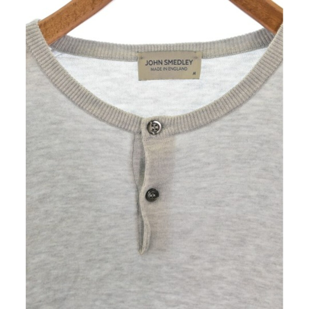 JOHN SMEDLEY(ジョンスメドレー)のJOHN SMEDLEY ジョンスメドレー ニット・セーター M グレー 【古着】【中古】 メンズのトップス(ニット/セーター)の商品写真