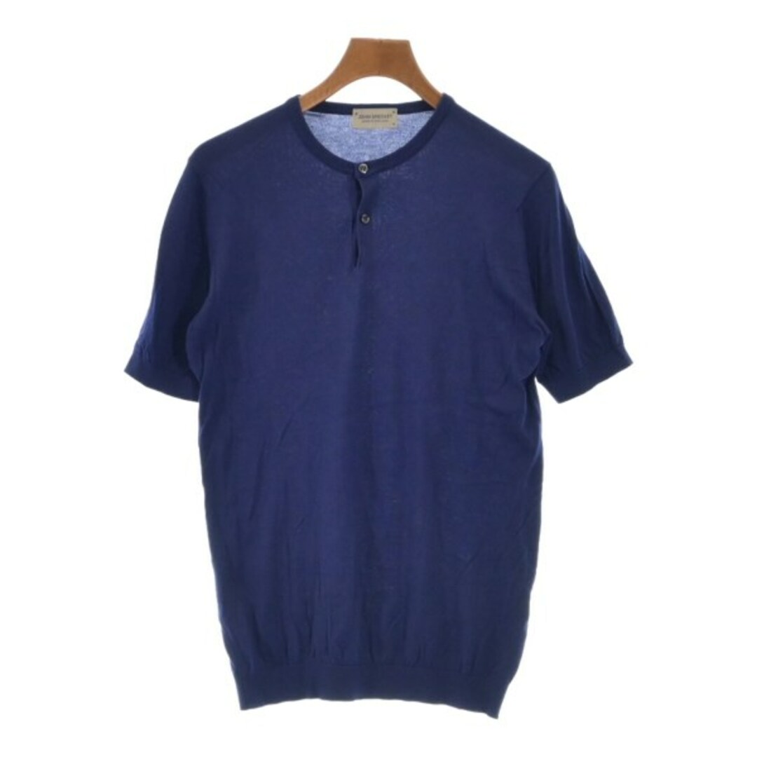 JOHN SMEDLEY(ジョンスメドレー)のJOHN SMEDLEY ジョンスメドレー ニット・セーター M 青 【古着】【中古】 メンズのトップス(ニット/セーター)の商品写真