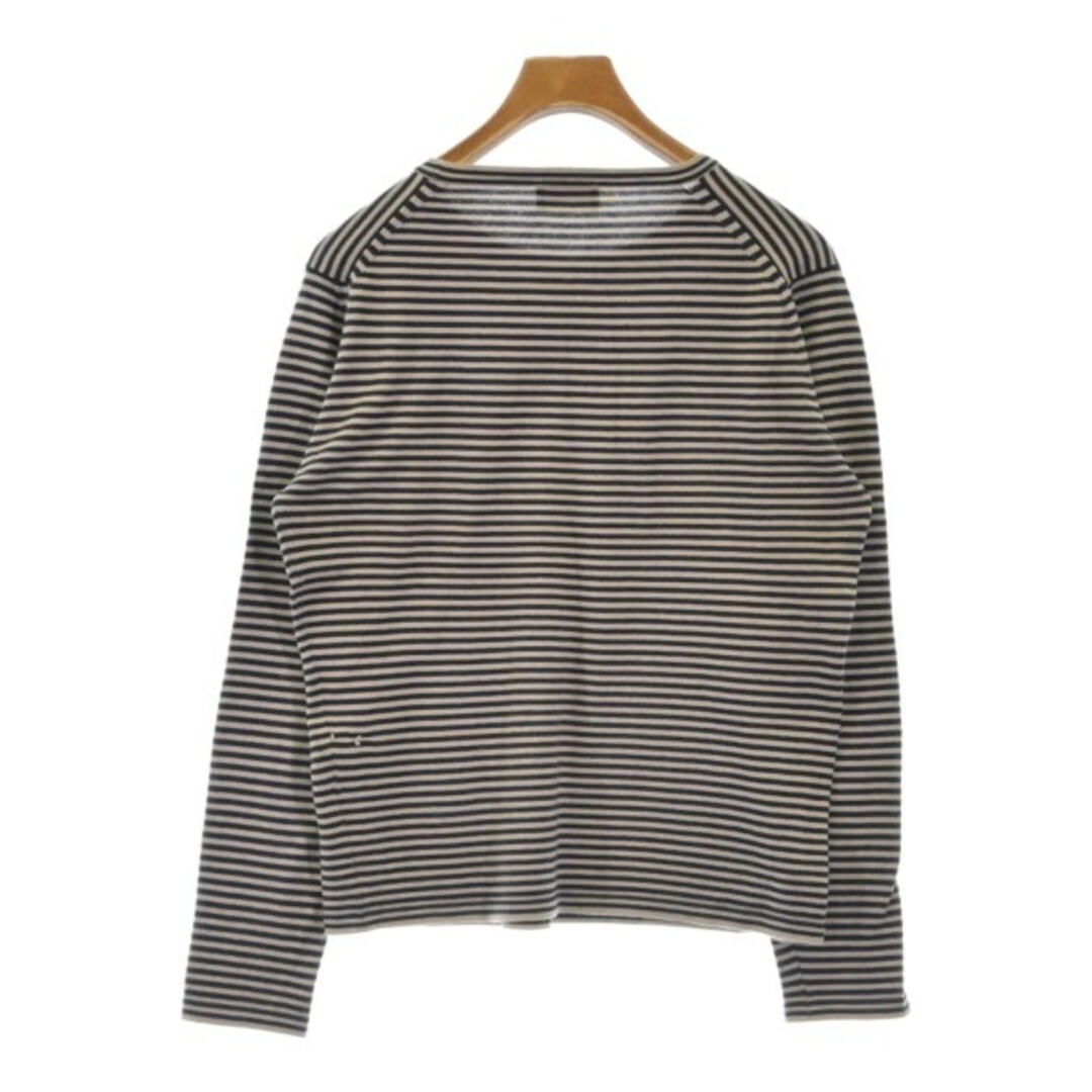 JOHN SMEDLEY(ジョンスメドレー)のJOHN SMEDLEY ニット・セーター M ベージュx紺(ボーダー) 【古着】【中古】 メンズのトップス(ニット/セーター)の商品写真