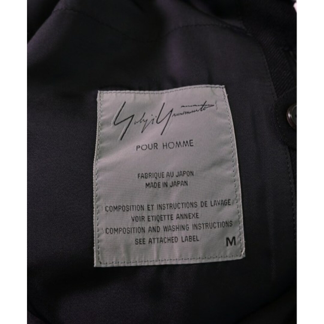 Yohji Yamamoto POUR HOMME(ヨウジヤマモトプールオム)のyohji yamamoto POUR HOMME チェスターコート M 黒 【古着】【中古】 メンズのジャケット/アウター(チェスターコート)の商品写真