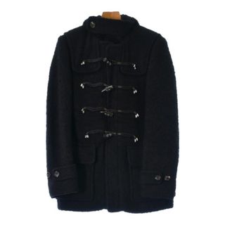 DSQUARED ディースクエアード ダッフルコート 44(S位) 黒 【古着】【中古】(ダッフルコート)