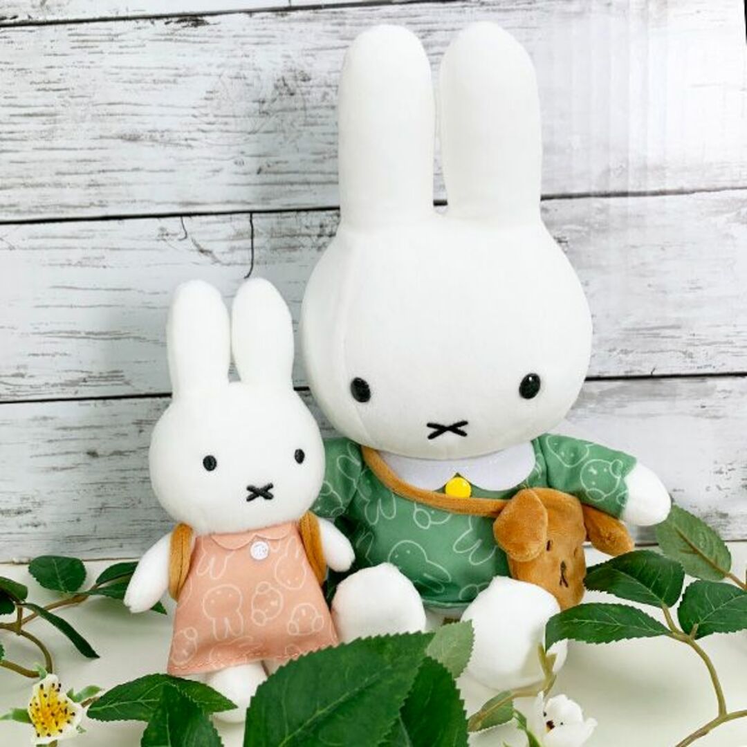 miffy(ミッフィー)のミッフィー スナッフィー ぬいぐるみ MIFFY and SNUFFY　グリーン キッズ/ベビー/マタニティのおもちゃ(ぬいぐるみ/人形)の商品写真