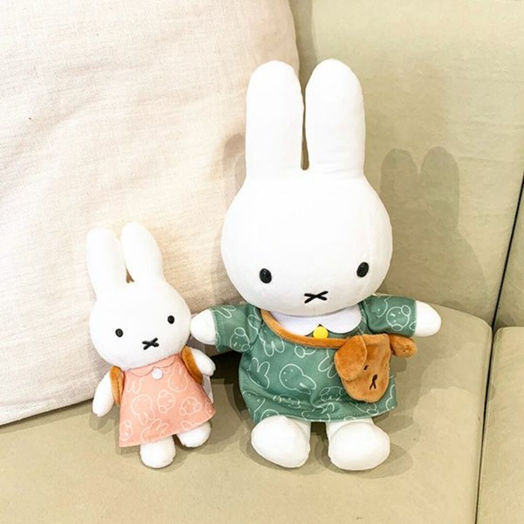 miffy(ミッフィー)のミッフィー スナッフィー ぬいぐるみ MIFFY and SNUFFY　グリーン キッズ/ベビー/マタニティのおもちゃ(ぬいぐるみ/人形)の商品写真