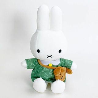 ミッフィー(miffy)のミッフィー スナッフィー ぬいぐるみ MIFFY and SNUFFY　グリーン(ぬいぐるみ/人形)