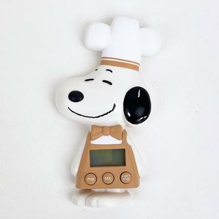 スヌーピー(SNOOPY)のスヌーピー キッチンタイマー オレンジ シェフ 時間 ランチ 料理 キッチン(収納/キッチン雑貨)