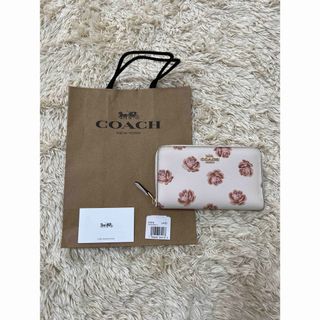 コーチ(COACH)の新品 コーチ 長財布 ローズブリント F31823(財布)