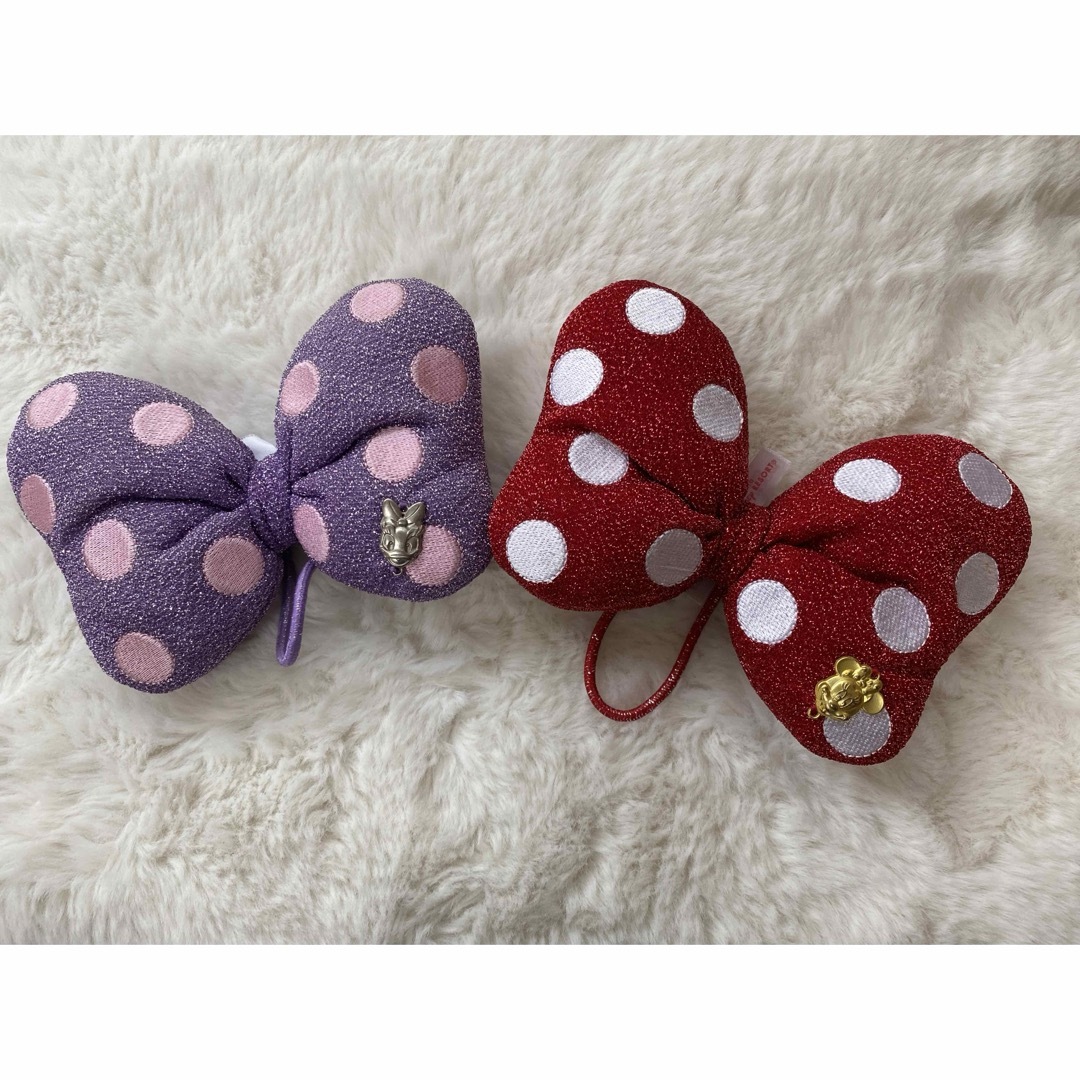 Disney - ディズニー ミニー デイジー ヘアゴム 大 リボン ヘア Disney - ディズニー ミニー デイジー ヘアゴム 大 リボン ヘア