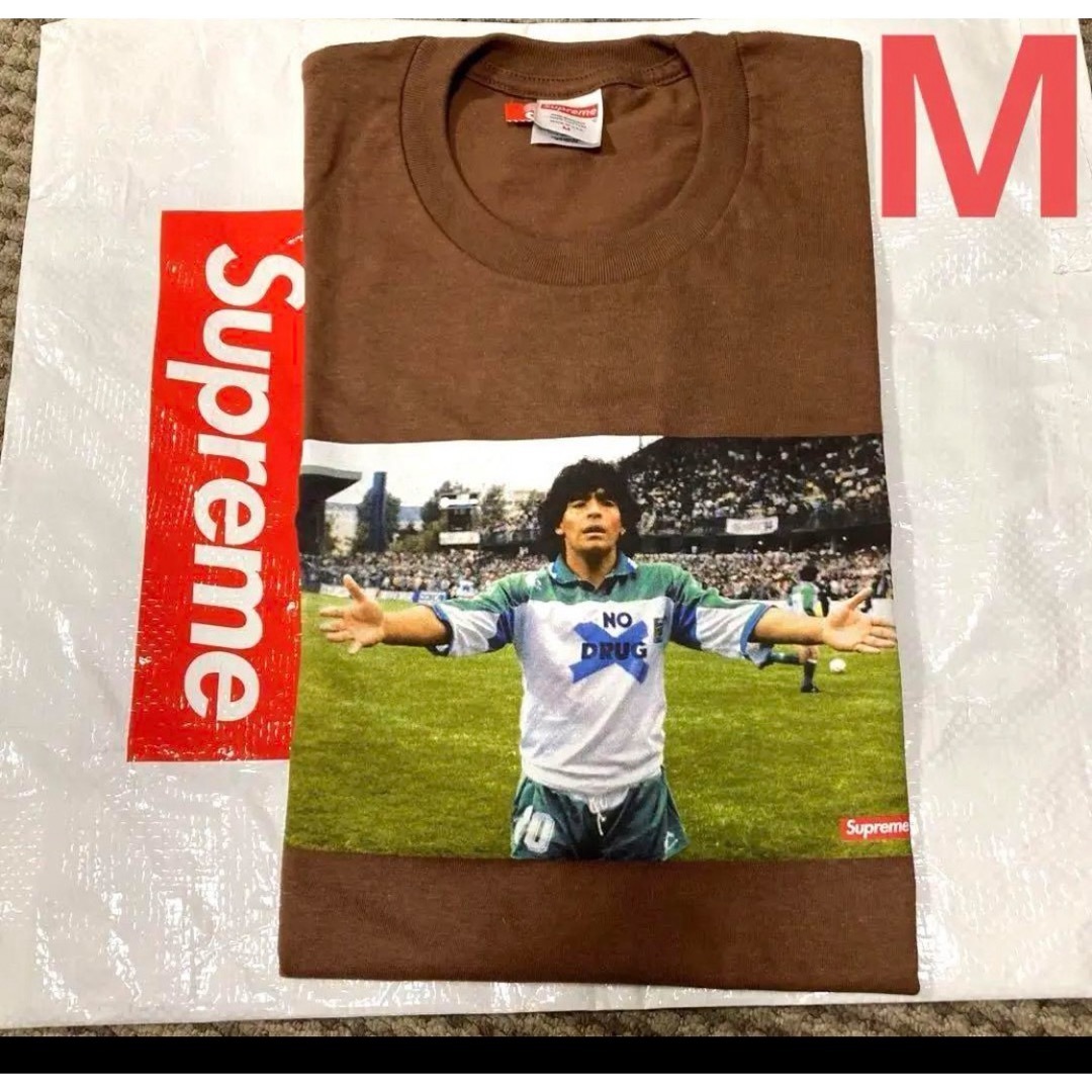 Supreme(シュプリーム)のSupreme Maradona Tee "Brown" ブラウン M 新品　 メンズのトップス(Tシャツ/カットソー(半袖/袖なし))の商品写真