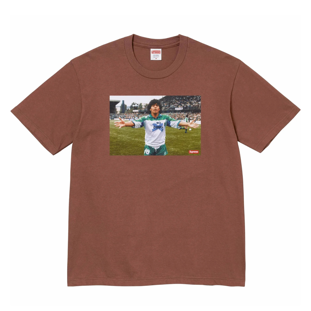 Supreme(シュプリーム)のSupreme Maradona Tee "Brown" ブラウン M 新品　 メンズのトップス(Tシャツ/カットソー(半袖/袖なし))の商品写真