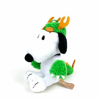 スヌーピー(SNOOPY)のスヌーピー 辰スヌーピー マスコット ぬいぐるみ 干支 辰年 龍 令和6年 2024年 インテリア グリーン(ぬいぐるみ/人形)