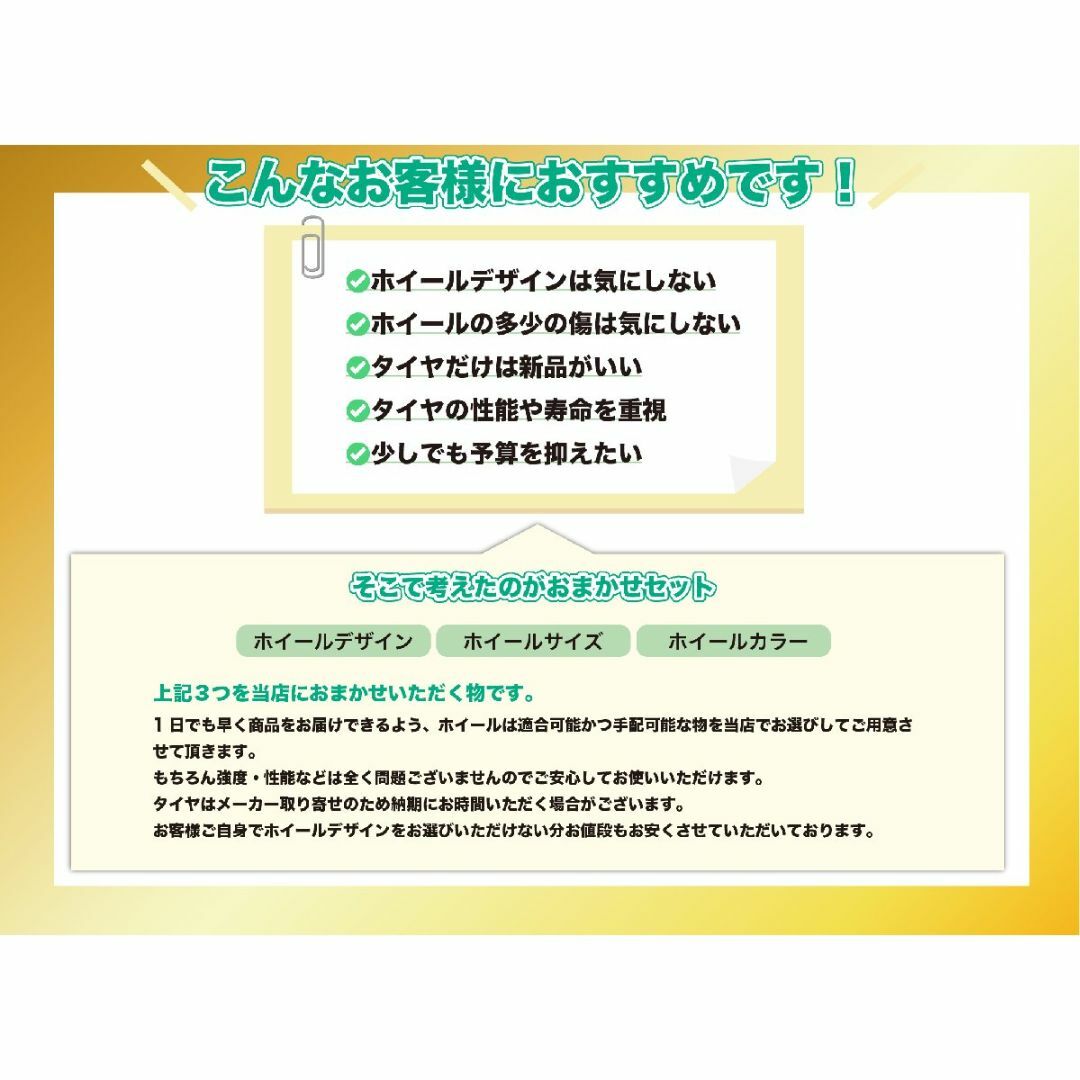 【送料無料】中古タイヤ＆中古おまかせホイール 【225/65R17 DUNLOP WM01 4本SET】空気圧、ホイールバランス調整、バルブ交換済み タイヤのみメーカー取り寄せ 自動車/バイクの自動車(タイヤ・ホイールセット)の商品写真