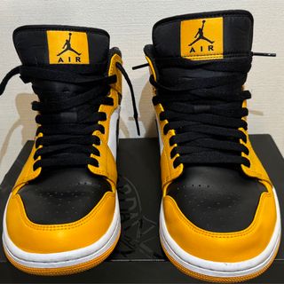 ジョーダン(Jordan Brand（NIKE）)のAIR JORDAN 1MID 極上美品 サイズ26cm  554724-701(スニーカー)