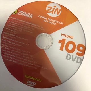 ズンバ(Zumba)のズンバDVD zin109 ウォーミングアップ付き(スポーツ/フィットネス)