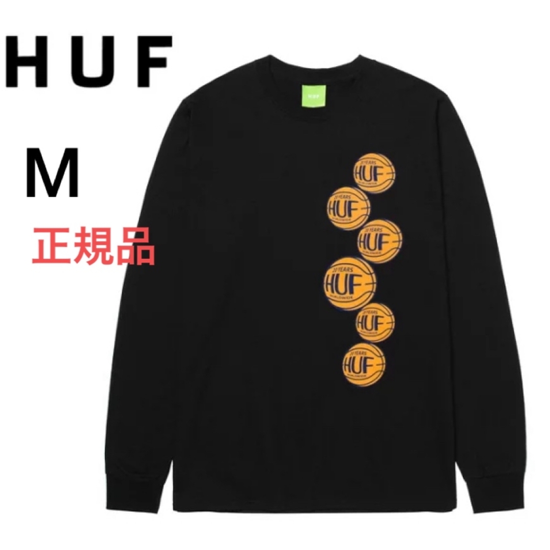 HUF(ハフ)のHUF ハフ 長袖 ロンT ロングスリーブ ブラック M 黒 バスケ メンズ メンズのトップス(Tシャツ/カットソー(七分/長袖))の商品写真