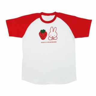 ミッフィー(miffy)のミッフィー miffy ラグランスリーブTシャツ ストロベリーシリーズ(Tシャツ(半袖/袖なし))