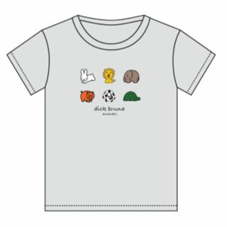 ミッフィー(miffy)のミッフィー miffyTシャツ アニマル グレー(Tシャツ(半袖/袖なし))