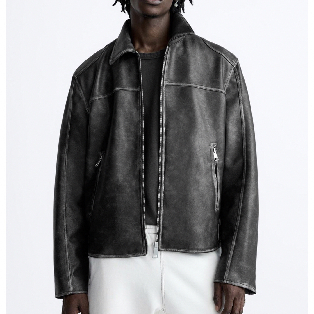 ZARA - 今季☆新品 ZARA グラデーションフェイクレザー ZARA - 今季☆新品 ZARA グラデーションフェイクレザー