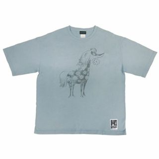 ムーミン(MOOMIN)のムーミン ウミウマ ビッグTシャツ アシッドブルー MOOMIN(日用品/生活雑貨)