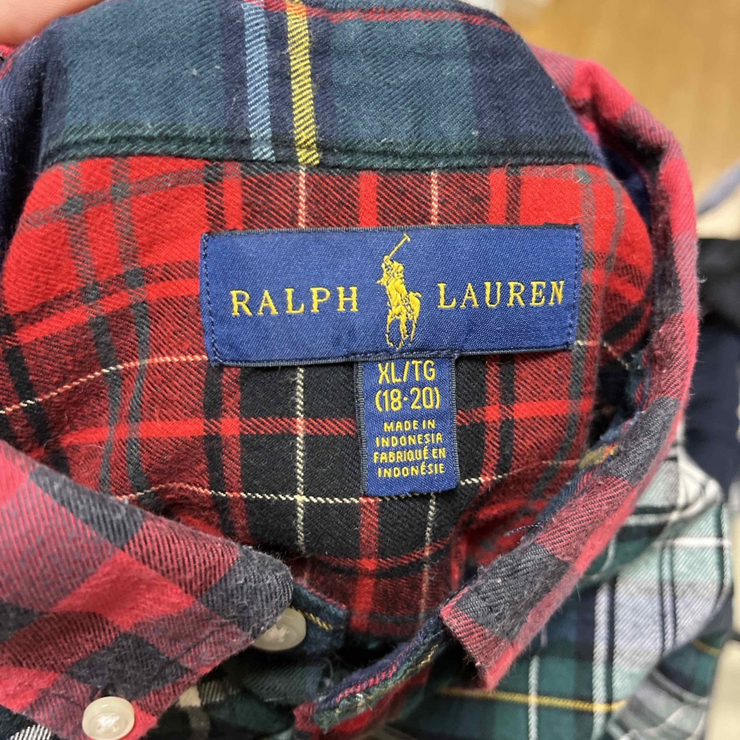 Ralph Lauren(ラルフローレン)のラルフローレン　チェックネルシャツ キッズ/ベビー/マタニティのキッズ服男の子用(90cm~)(ブラウス)の商品写真