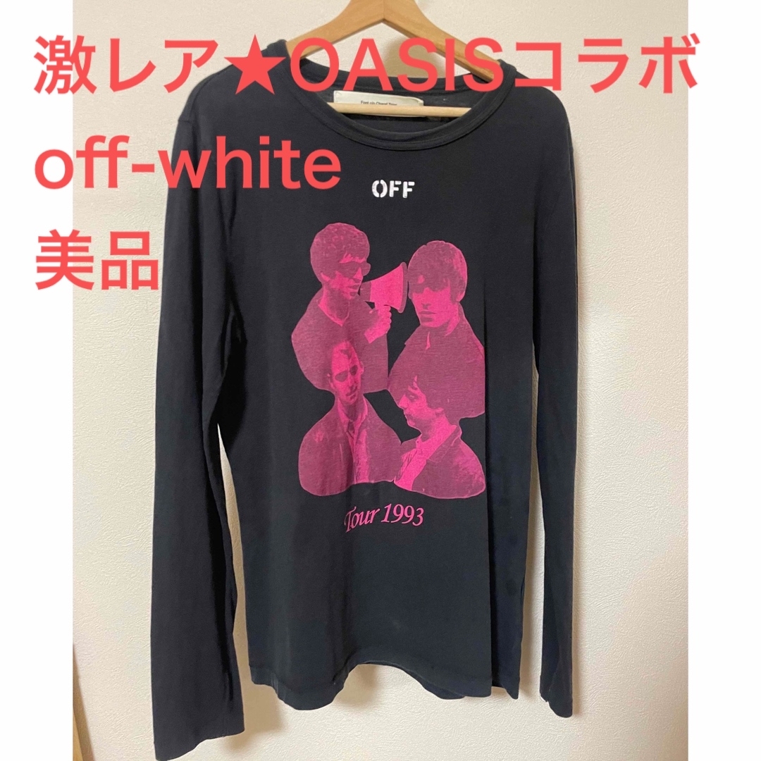 OFF-WHITE(オフホワイト)の超レア★OFF-WHITE Oasis 1993 tour Tシャツ メンズのトップス(Tシャツ/カットソー(七分/長袖))の商品写真