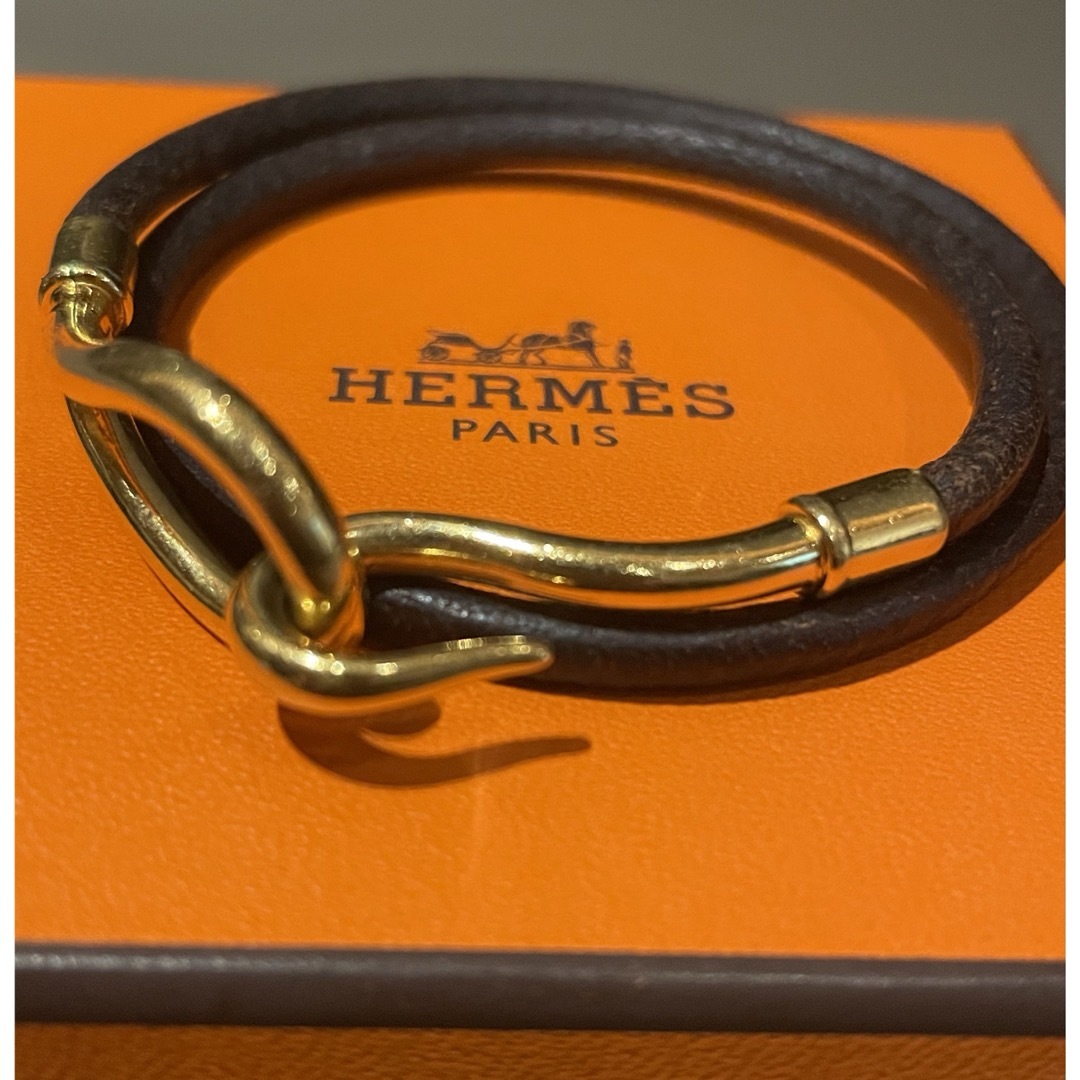 Hermes(エルメス)のエルメス革ブレスレット　チョーカー レディースのアクセサリー(ブレスレット/バングル)の商品写真