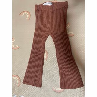 ザラキッズ(ZARA KIDS)のZara キッズ　ニットフレアレギンス(パンツ/スパッツ)