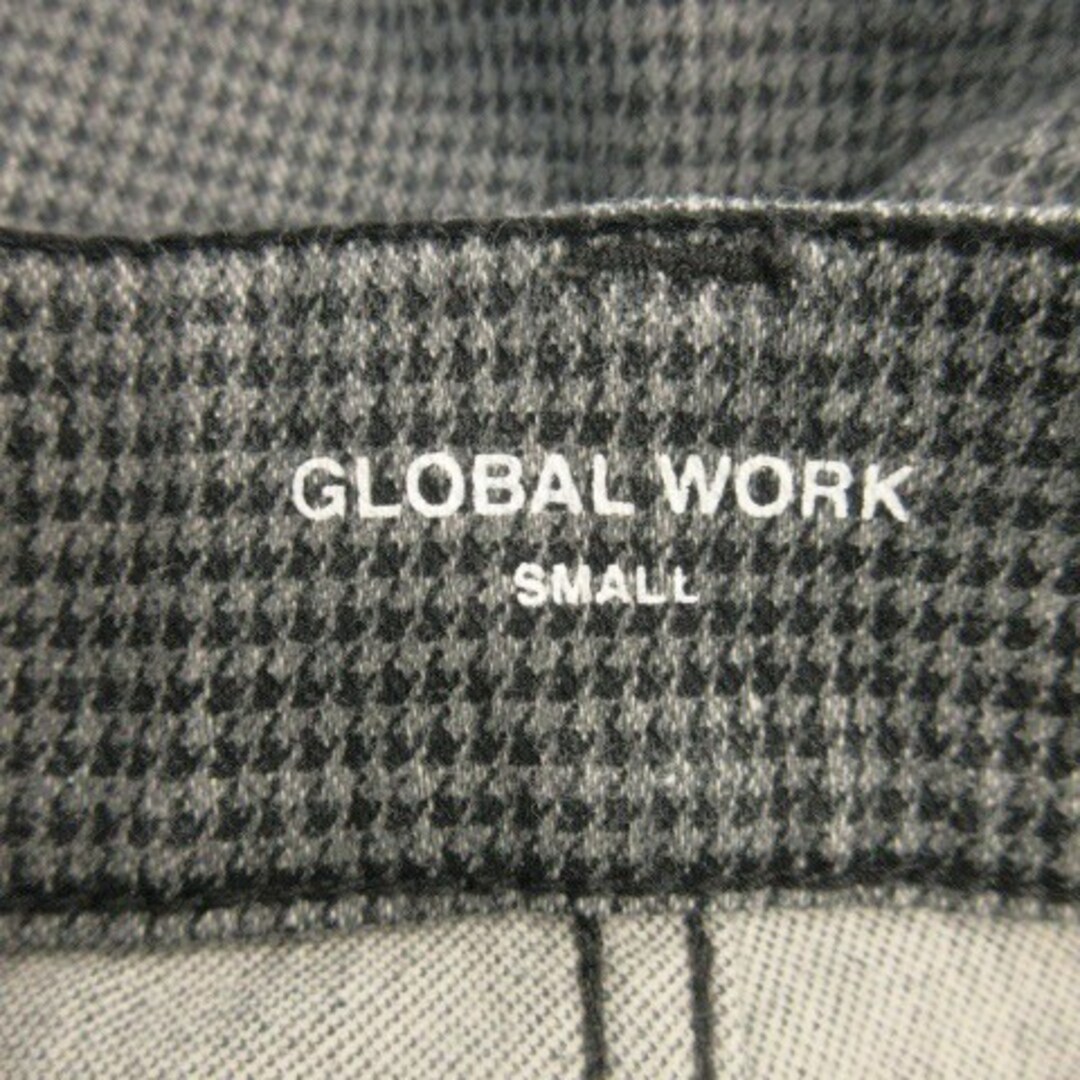 GLOBAL WORK(グローバルワーク)のグローバルワーク パンツ スキニー ストレッチ 千鳥格子 総柄 S グレー メンズのパンツ(スラックス)の商品写真