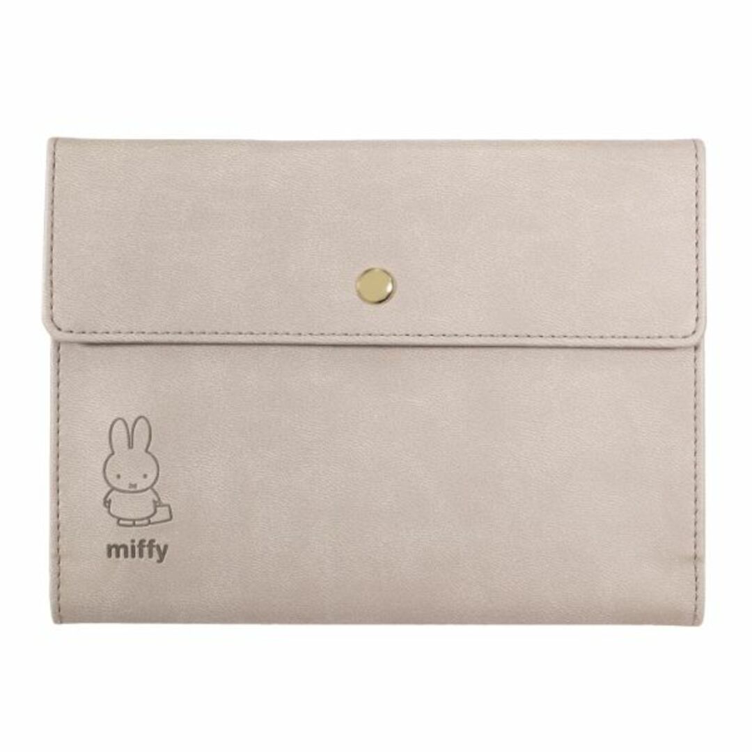 miffy(ミッフィー)のミッフィー miffy マルチケース(グレージュ) ニュアンスカラーシリーズ レディースのバッグ(スーツケース/キャリーバッグ)の商品写真