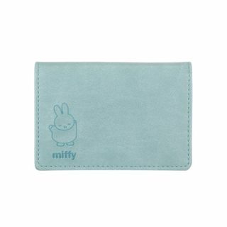 ミッフィー(miffy)のミッフィー miffy カードケース(グリーン) ニュアンスカラーシリーズ(財布)