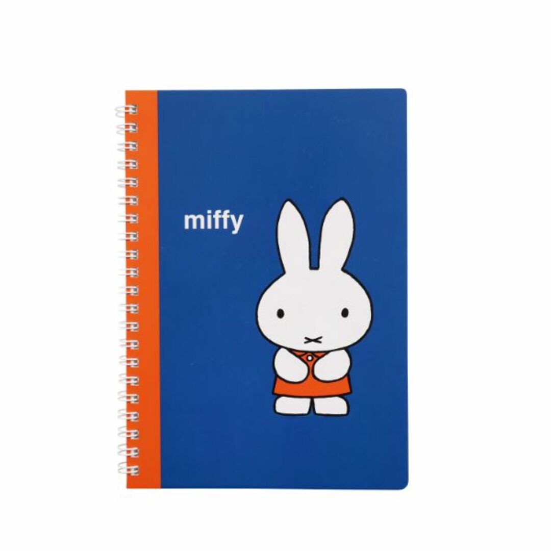 miffy(ミッフィー)のミッフィー miffy A5リングノート（うさこちゃん） 絵本シリーズ ブルー Dick Bruna  日本製 インテリア/住まい/日用品の文房具(ノート/メモ帳/ふせん)の商品写真