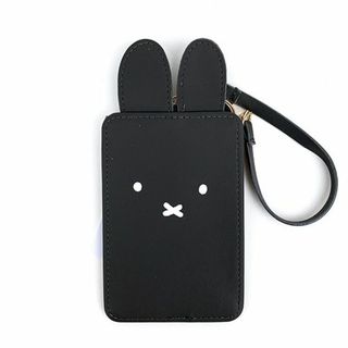 ミッフィー(miffy)のミッフィー パスケース　グレー　定期入れ ICカード入れ 通勤通学(パスケース/IDカードホルダー)